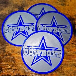 Dallas Cowboys Blue and Silver Coasters